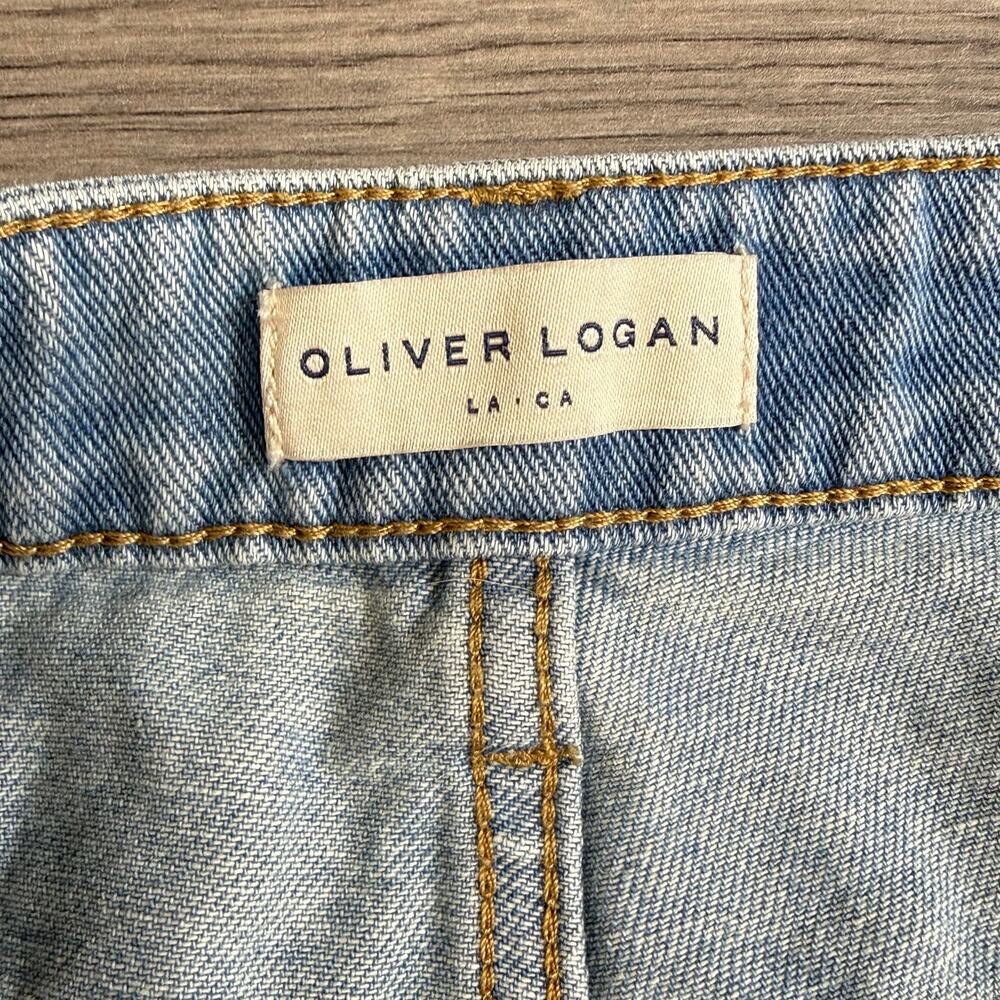 Oliver Logan Madison Wide Leg Cargo Jeans Size 33 Sustainable Slouchy - Picture 4 of 16
